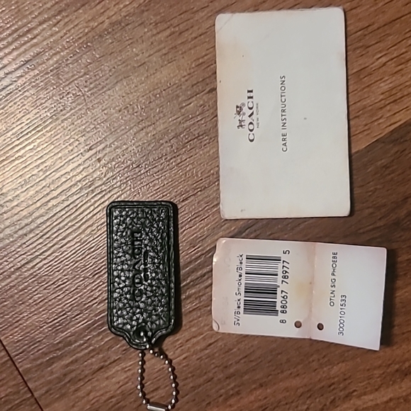 COACH Madison Phoebe Canvas, Large Trendy Leather, Triple compartment  HandBag - Picture 5 of 7